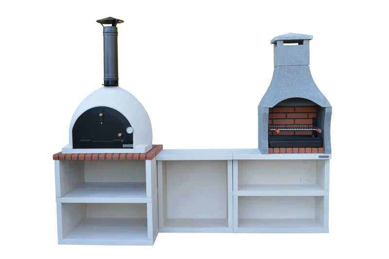 XclusiveDecor - Napoli Outdoor Kitchen - BBQ and Wood Fired Pizza Oven from The Outdoor Grill Company