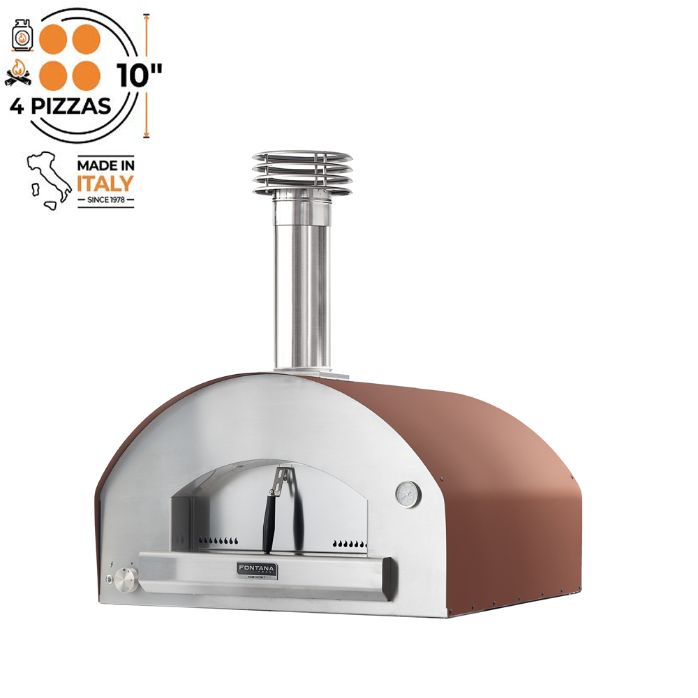 Fontana Forni - Marinara Countertop Dual Fuel Pizza Oven. Rosso. The Outdoor Grill Company.