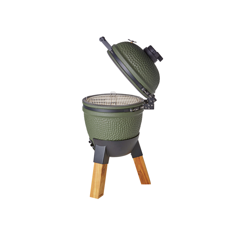 Additional view of Moddern - Kamado incl. pedestal wood from The Outdoor Grill Company - Image 6 of 5