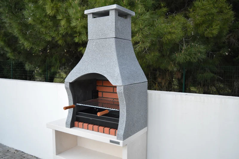 Additional view of XclusiveDecor - Firenze Charcoal Barbecue with Side Table from The Outdoor Grill Company - Image 4 of 6