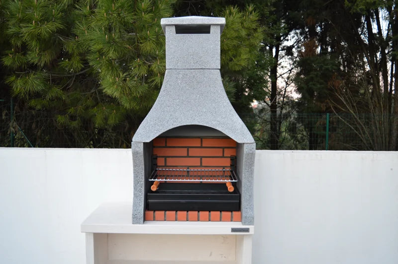 Additional view of XclusiveDecor - Firenze Charcoal Barbecue with Side Table from The Outdoor Grill Company - Image 5 of 6