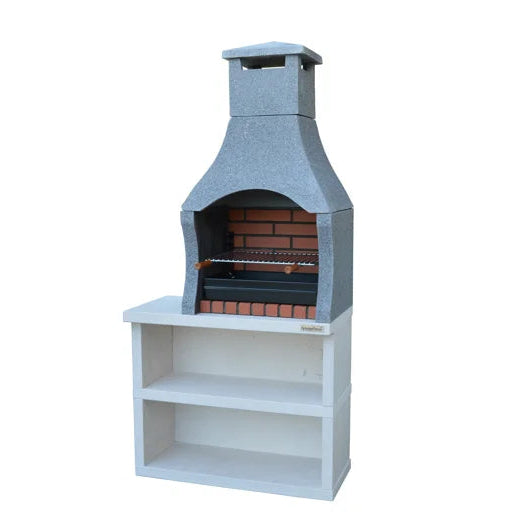 XclusiveDecor - Firenze Charcoal Barbecue with Side Table from The Outdoor Grill Company