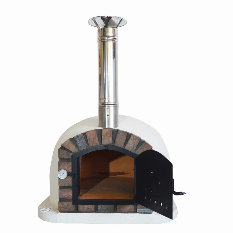 XclusiveDecor - Premier Wood Fired Pizza Oven with Stand and Side Table... - The Outdoor Grill Company - Image 3 of 6