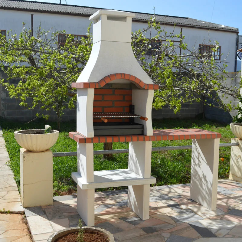 Additional view of XclusiveDecor - Somerset Charcoal Barbecue with Side Table from The Outdoor Grill Company - Image 4 of 3