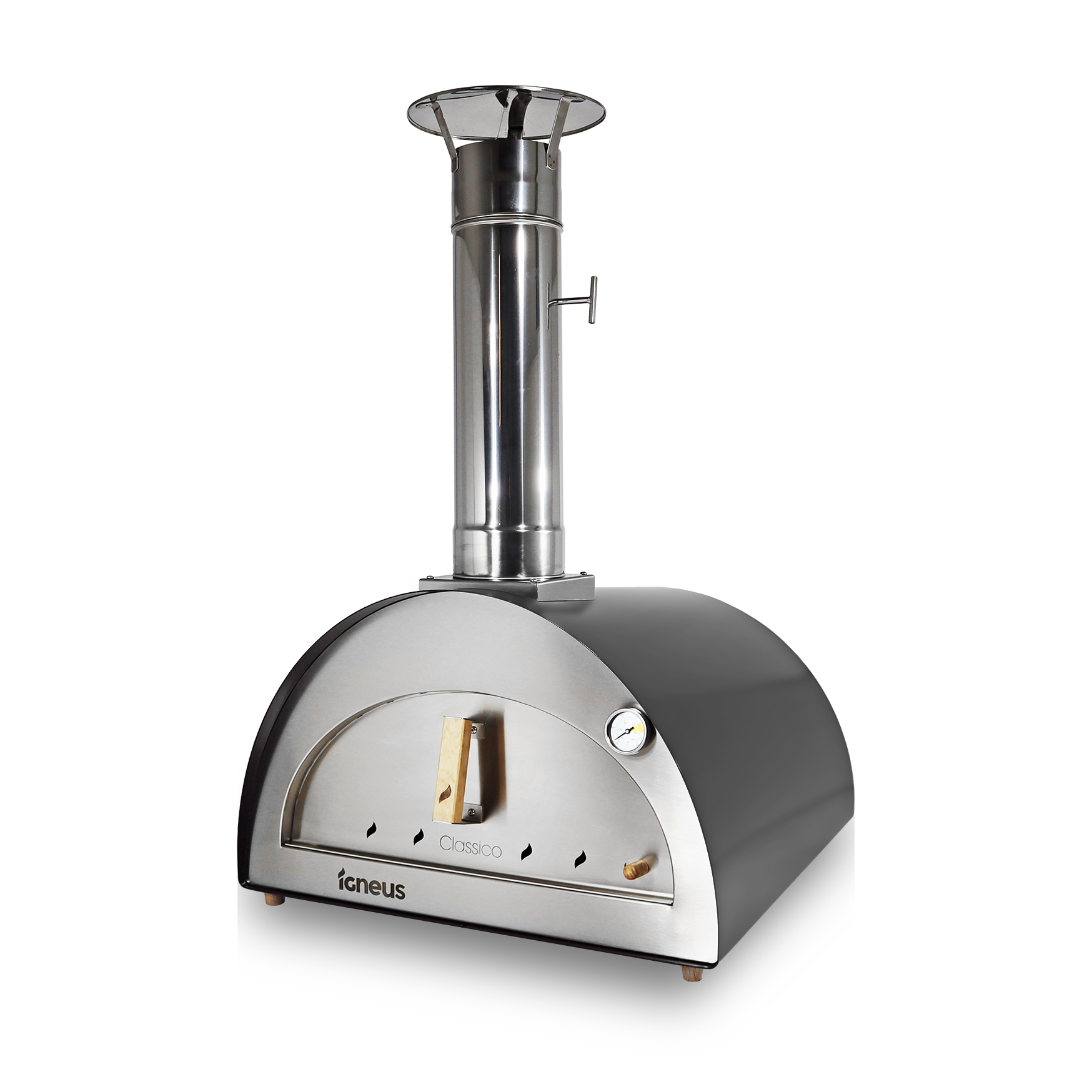 Igneus Classico Wood Fired Oven in Graphite 