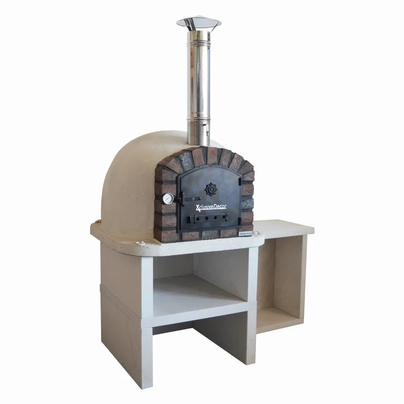 XclusiveDecor - Premier Wood Fired Pizza Oven with Stand and Side Table... - The Outdoor Grill Company - Image 6 of 6